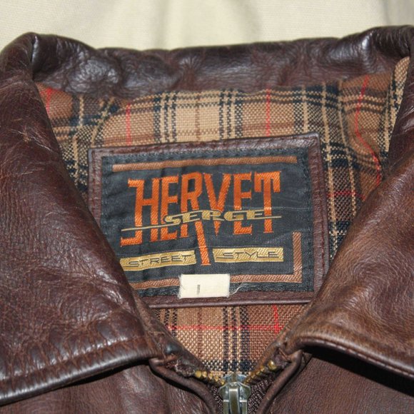 Leather bomber jacket Mixte - Picture 3 of 7